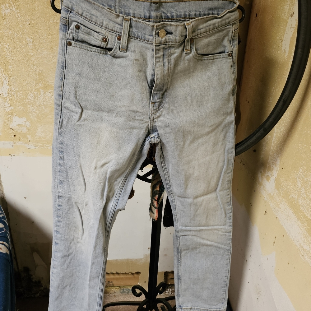 Levi 513 jeans light wash 30x30